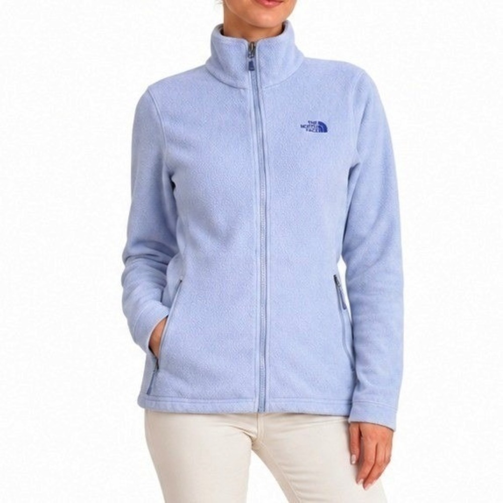 The North Face Fleece Jacket Full Zip Lavender Purple Womens Outdoorsy Soft